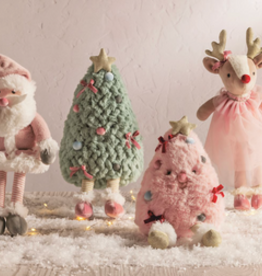 Mud Pie Holiday Friends Plush