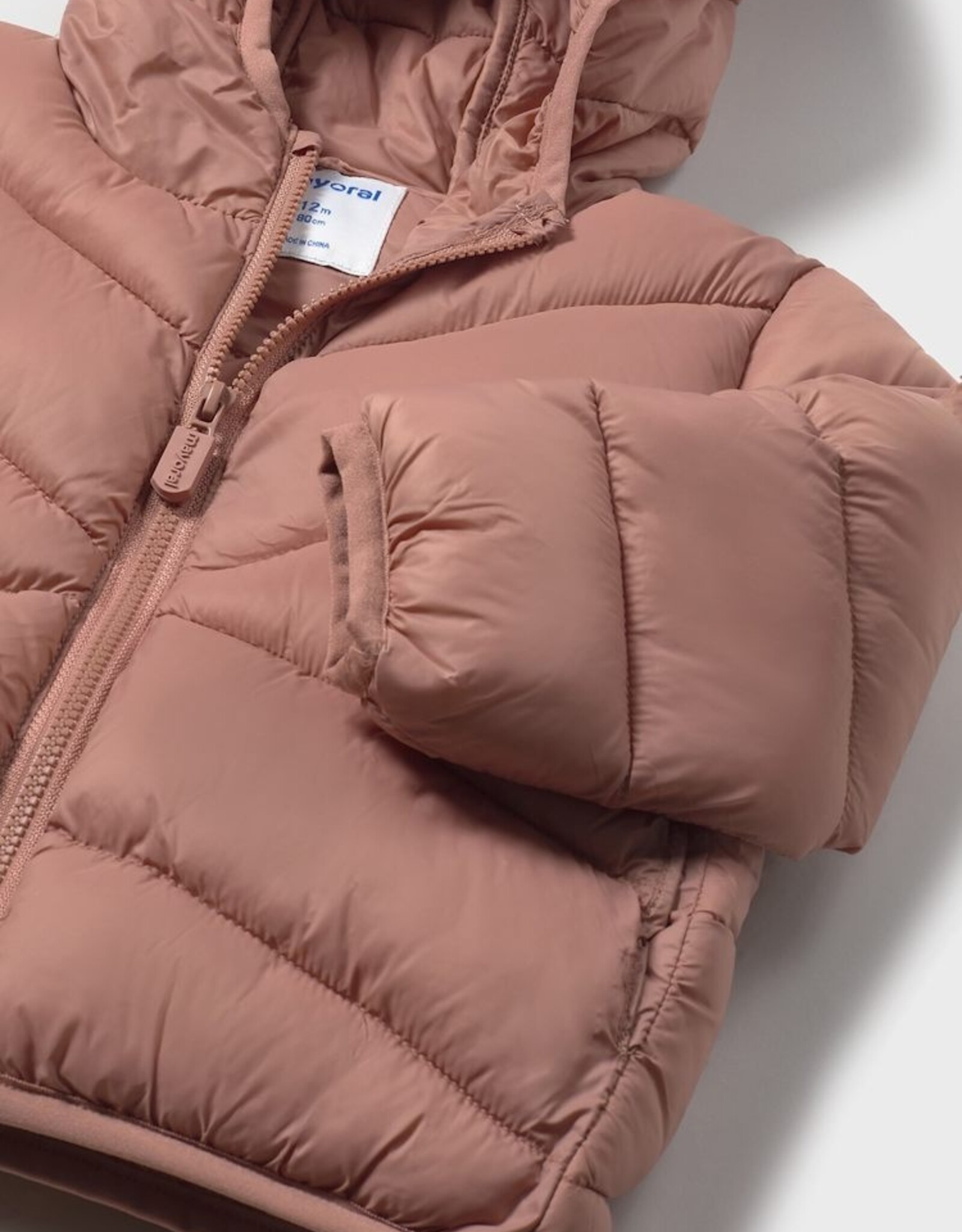 Mayoral FA25 BbyG Pnk Soft Coat