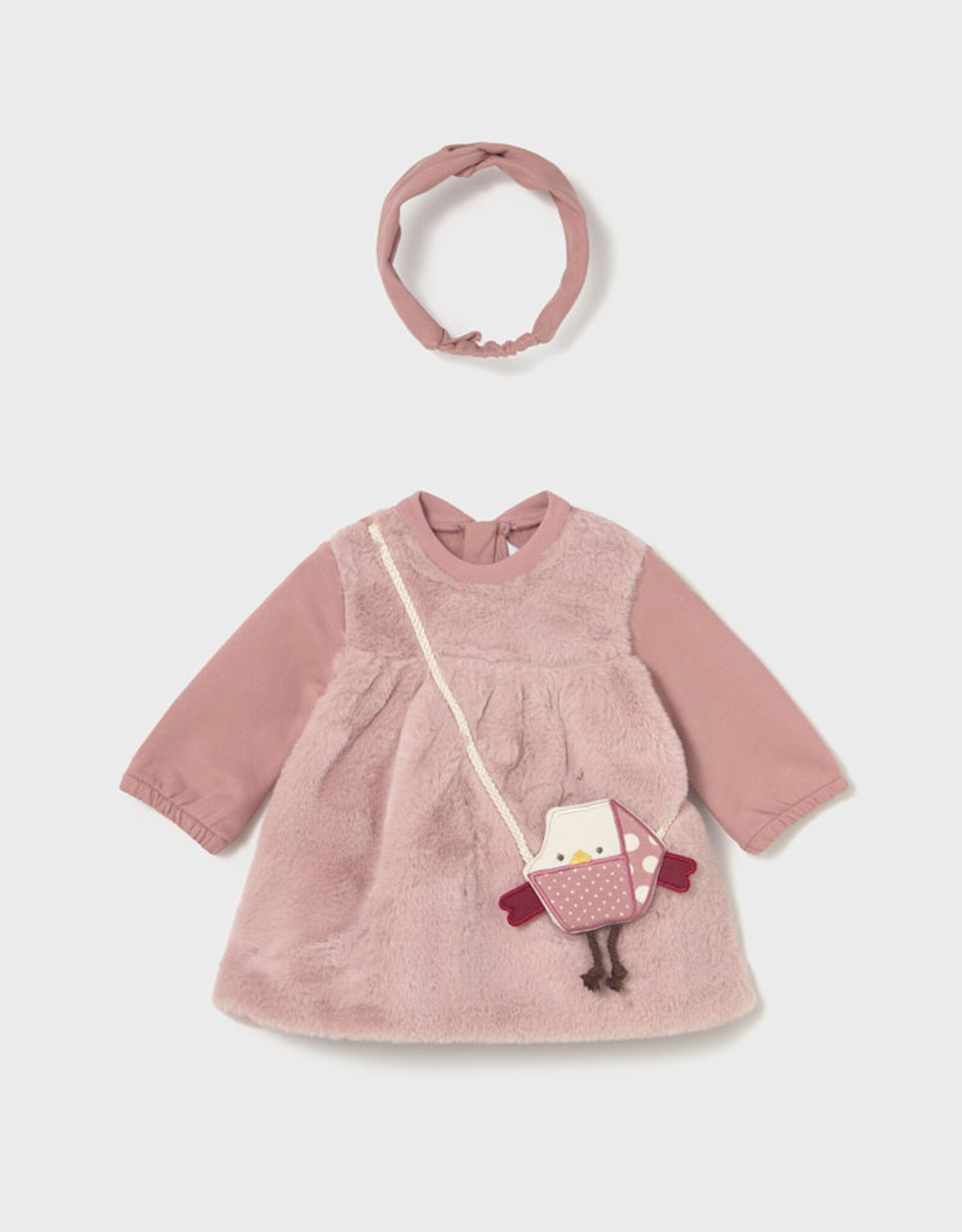Mayoral FA25 BbyG Pnk Purse Dress