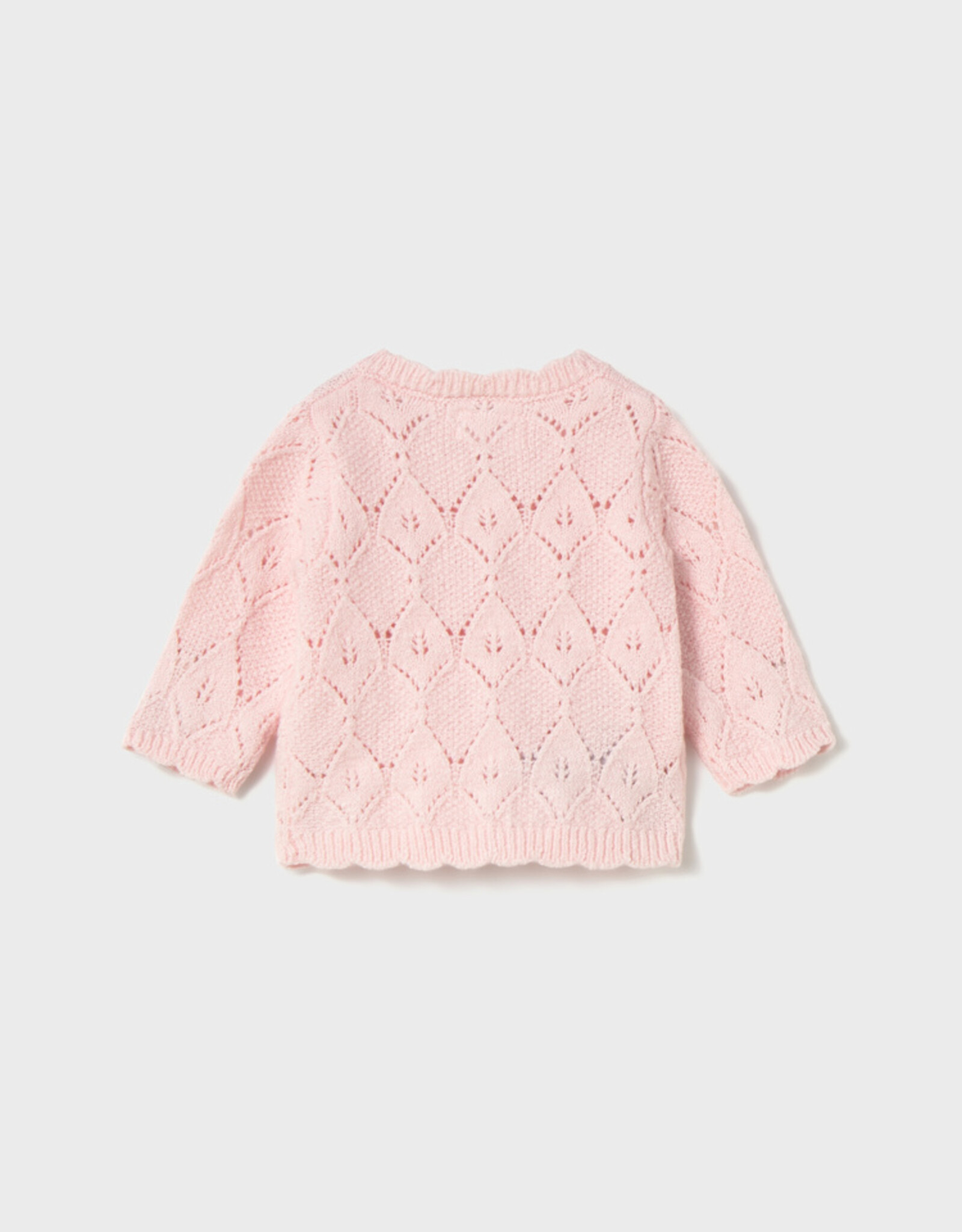 Mayoral FA25 BbyG Pnk Knit Sweater