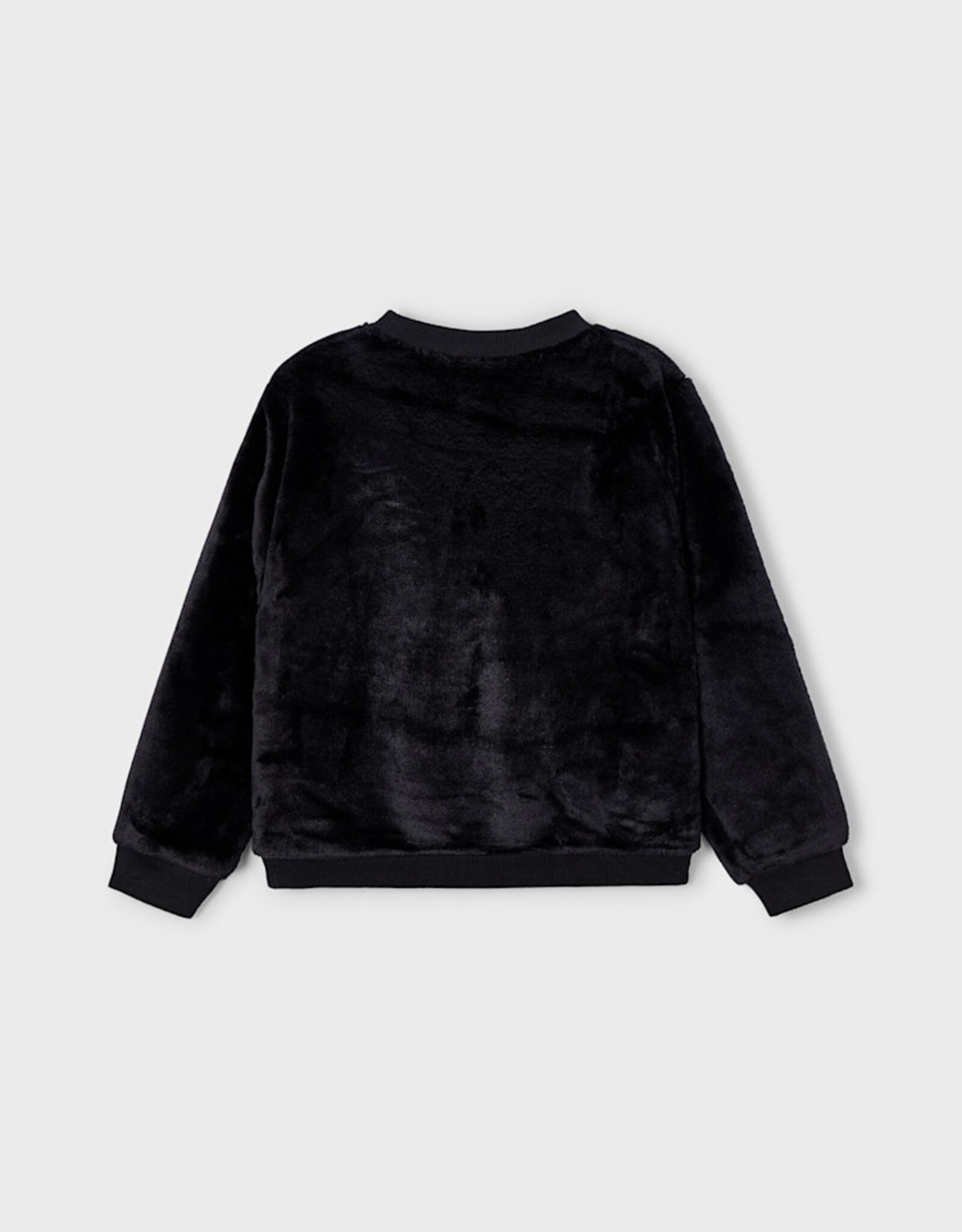 Mayoral FA25 G BLK Fur Pullover