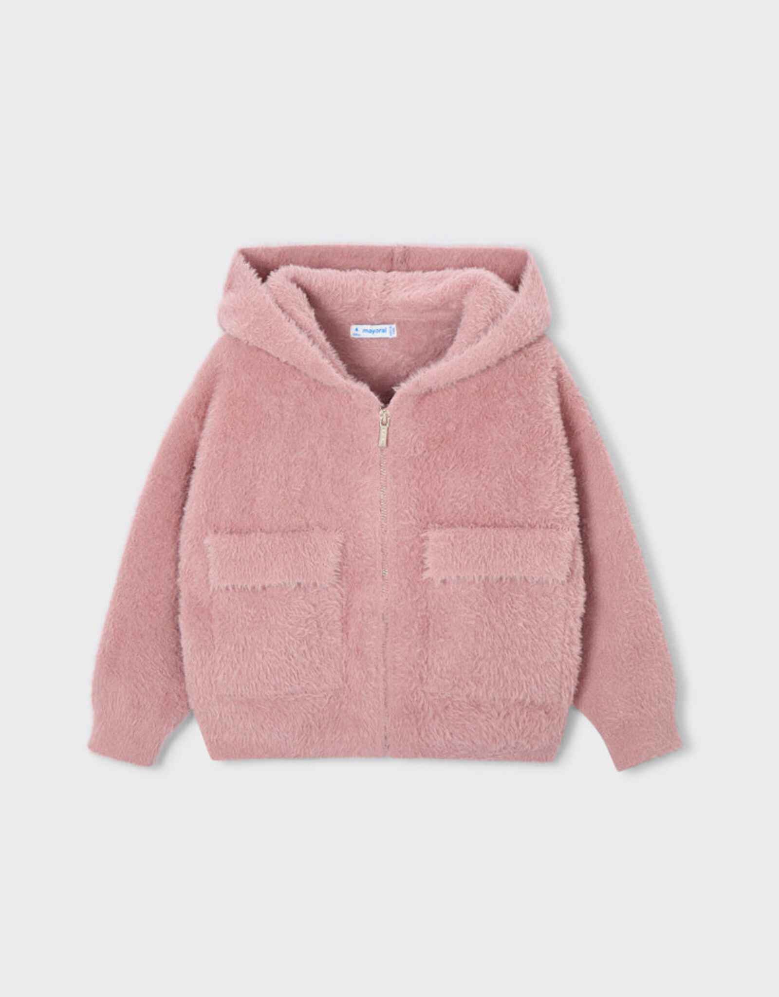 Mayoral FA25 G PNK Furry Sweater