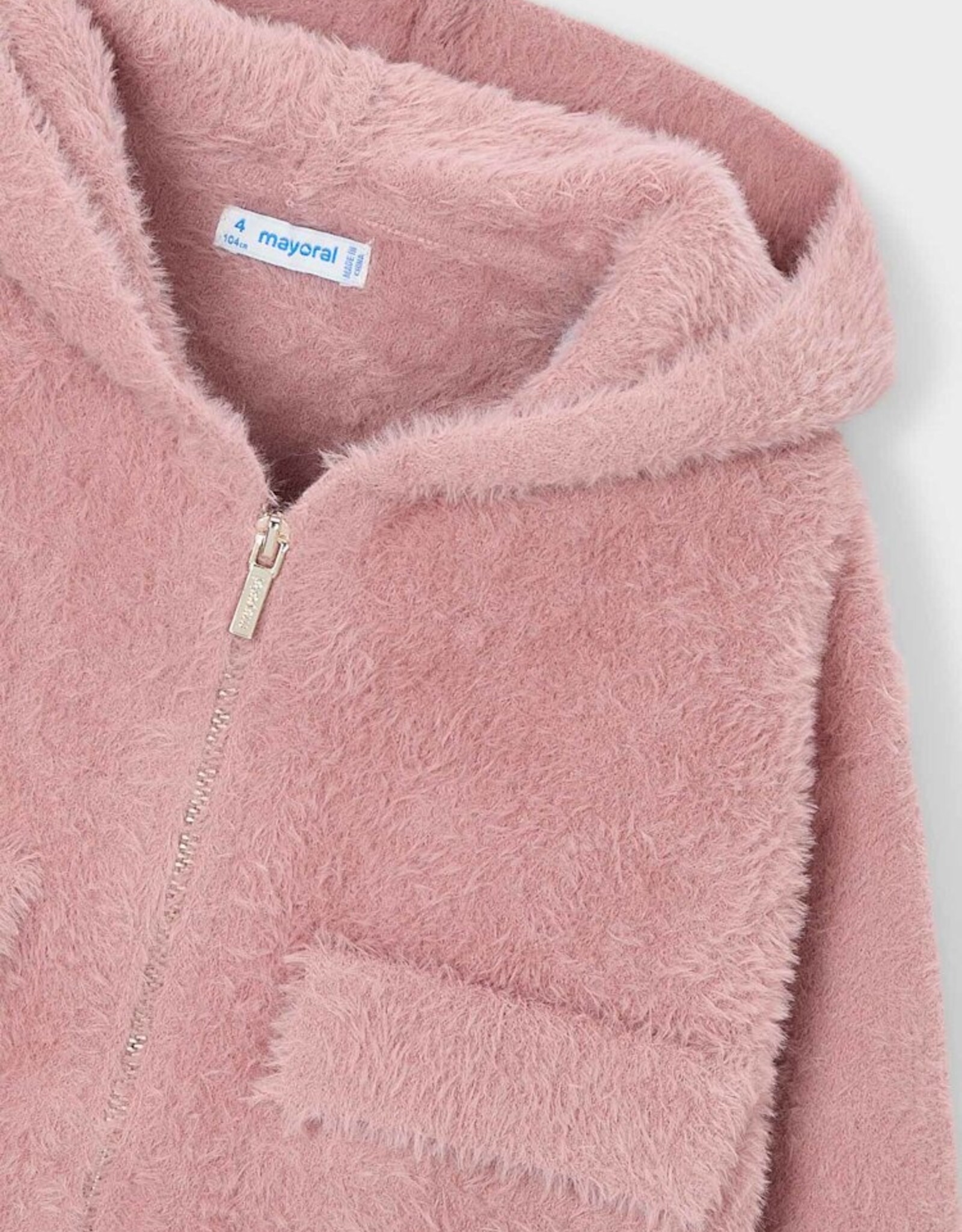 Mayoral FA25 G PNK Furry Sweater