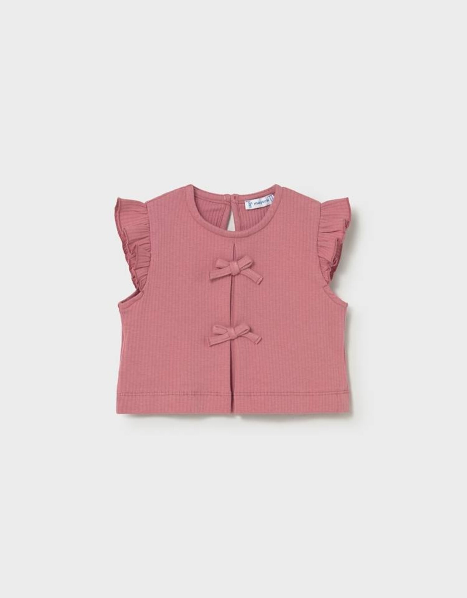 Mayoral SP26 BbyG Rib Bow Top