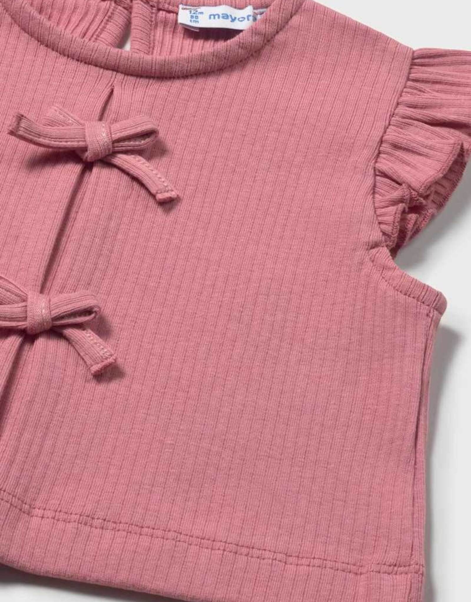 Mayoral SP26 BbyG Rib Bow Top