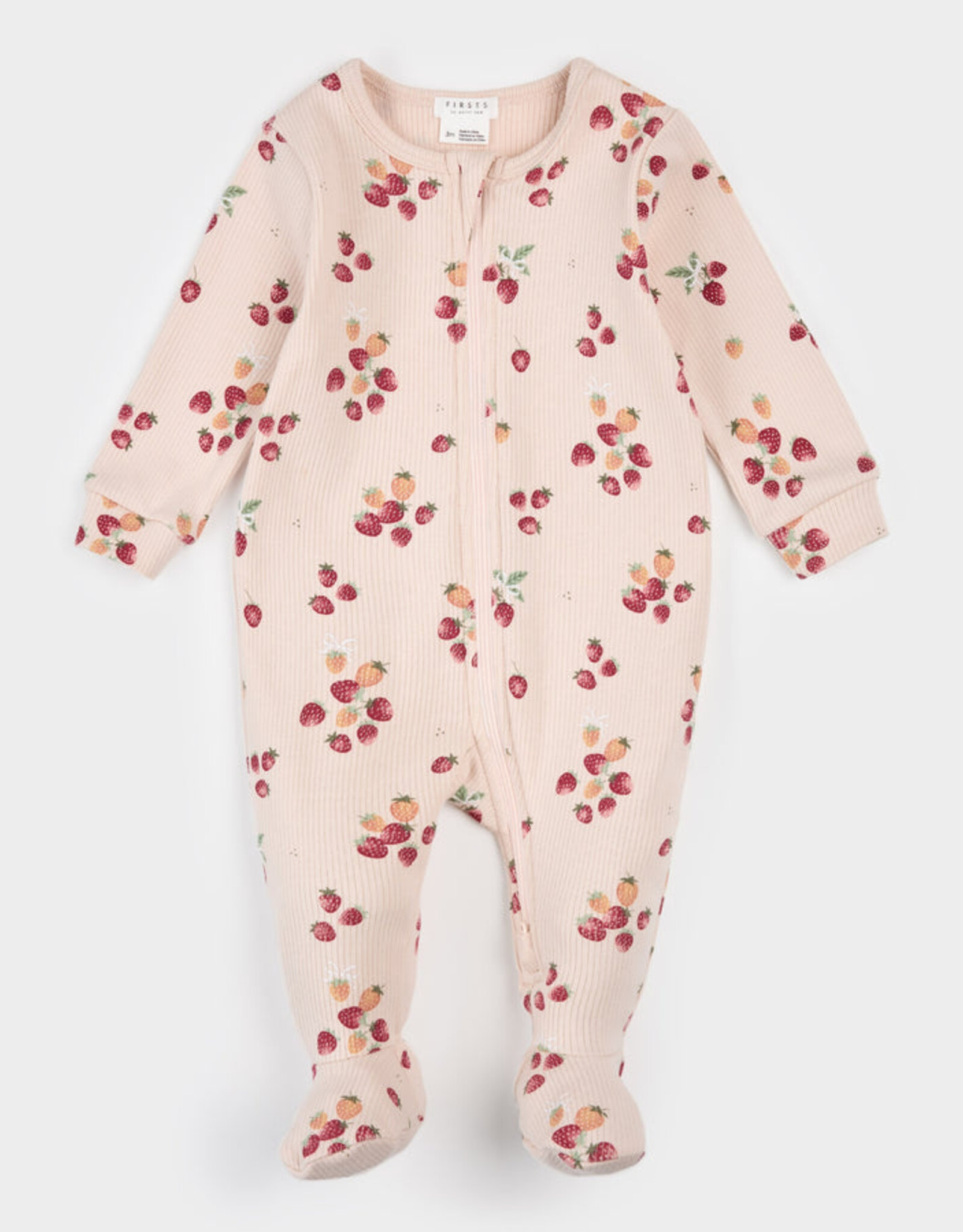 Petit Lem SP26 BbyG Strawberry Rib Sleeper