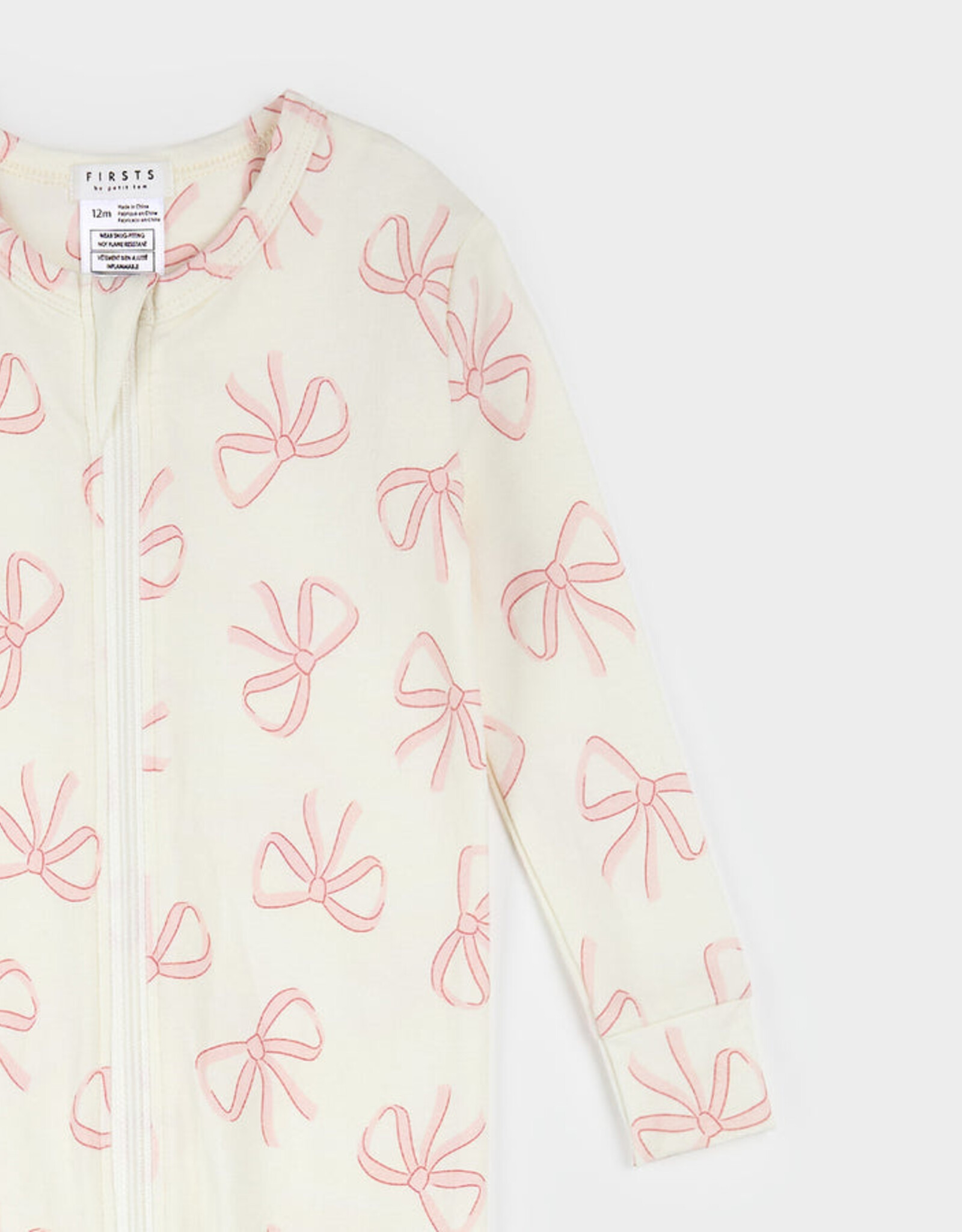Petit Lem SP26 BbyG Bow Print Sleeper
