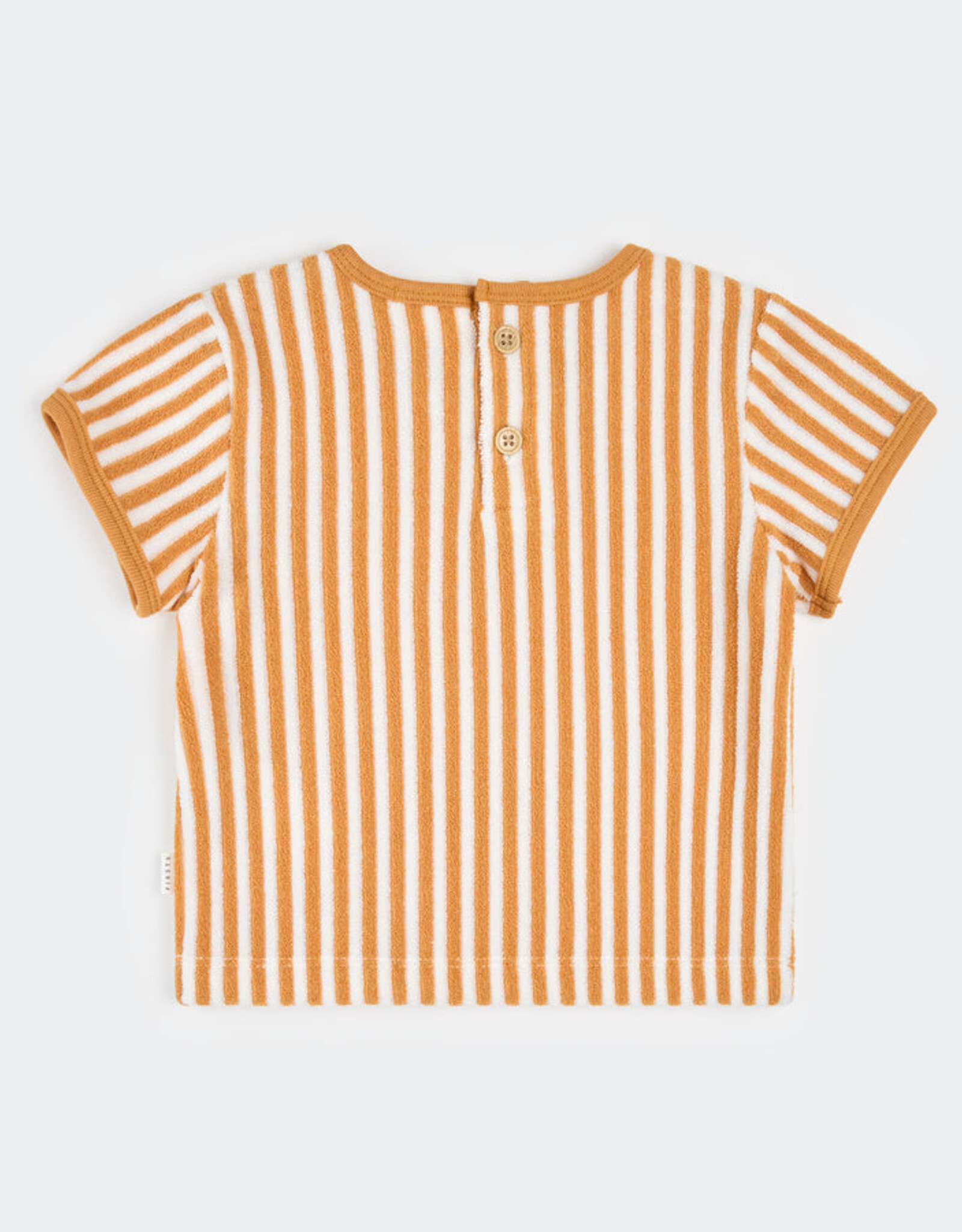 Petit Lem SP26 Bby Stripe Terry Top&Short Set