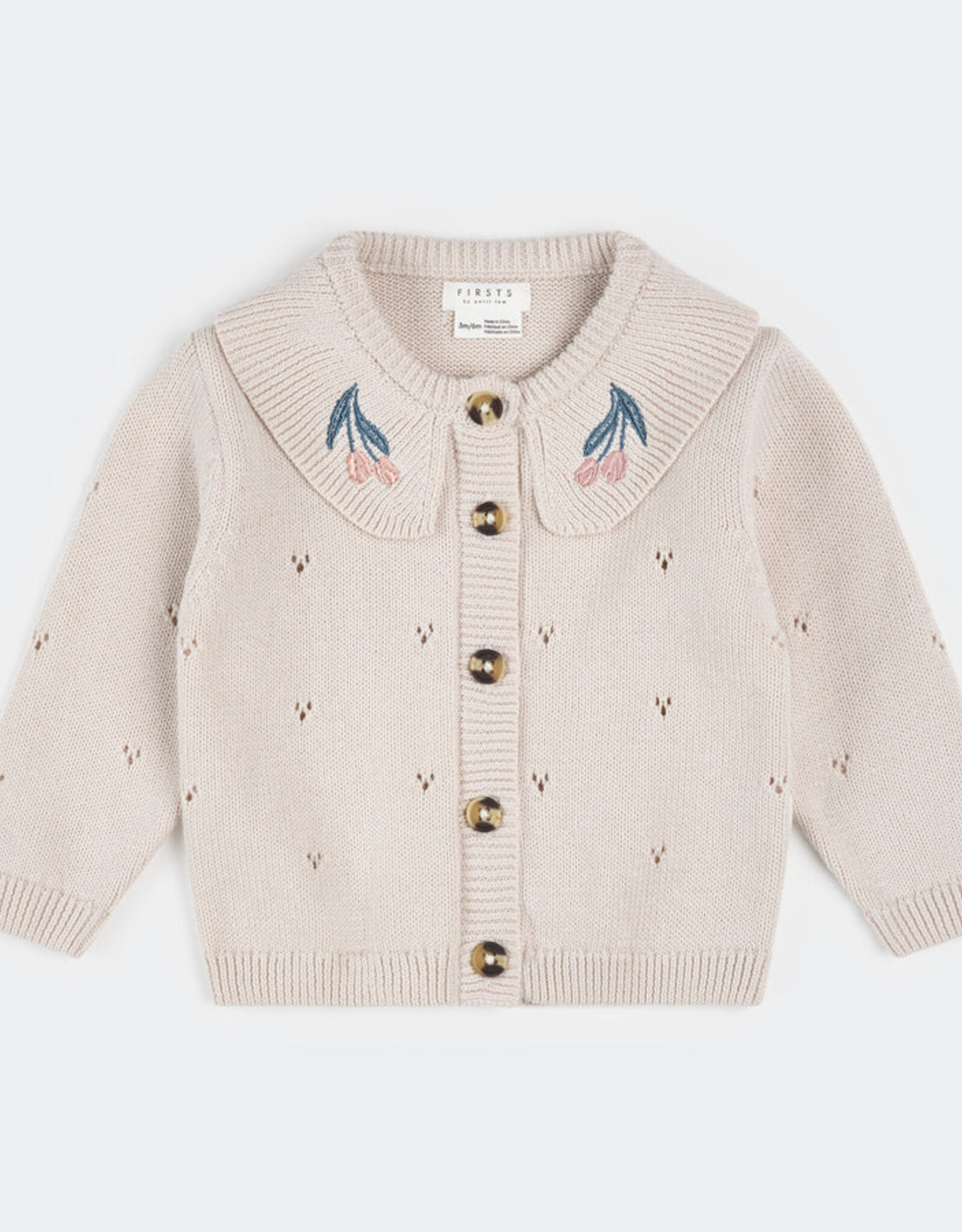 Petit Lem SP26 BbyG Tulip Cardigan
