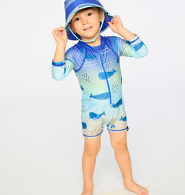 DeuxParDeux SP26 Gradient Whale Rashsuit