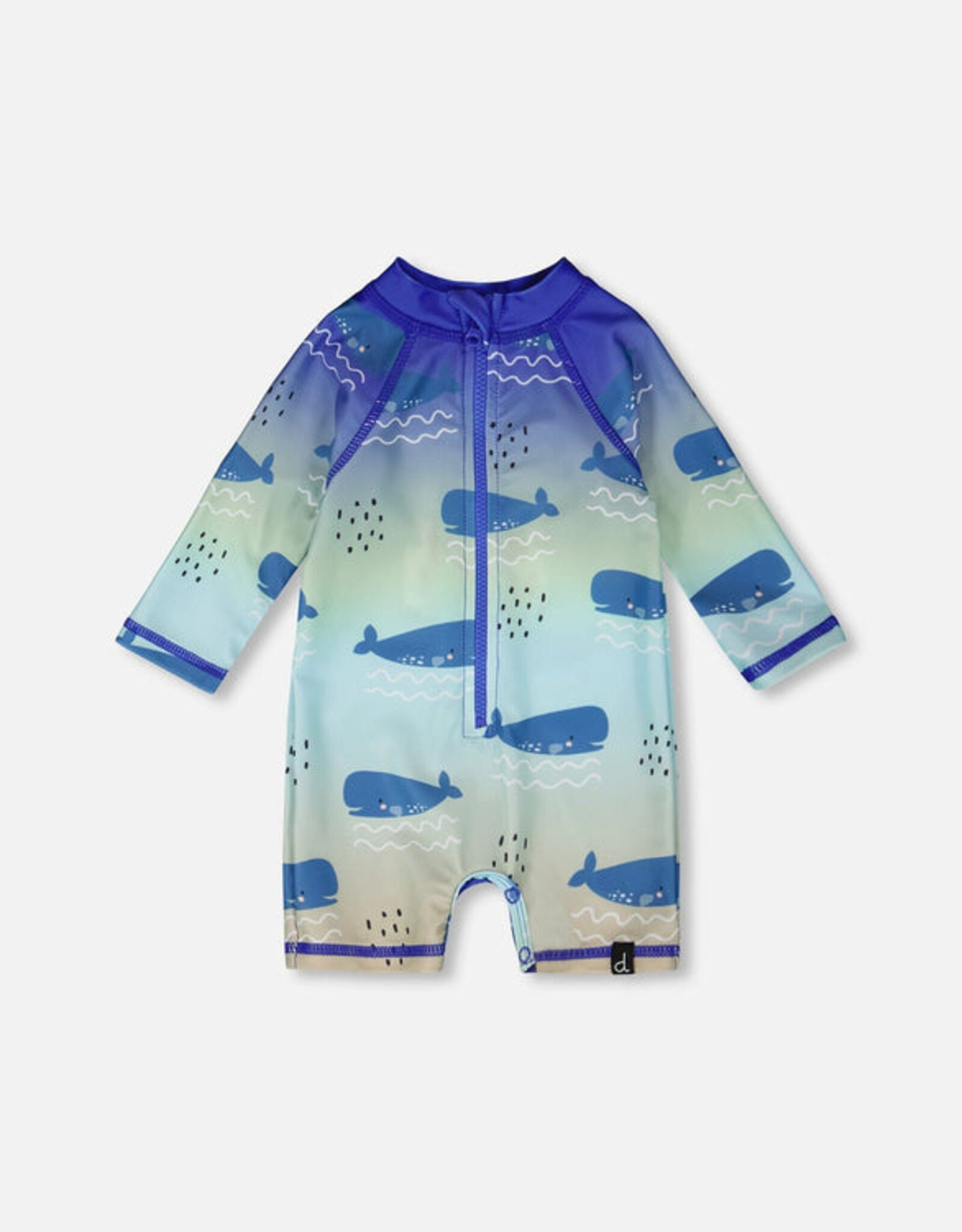 DeuxParDeux SP26 Gradient Whale Rashsuit