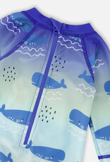 DeuxParDeux SP26 Gradient Whale Rashsuit