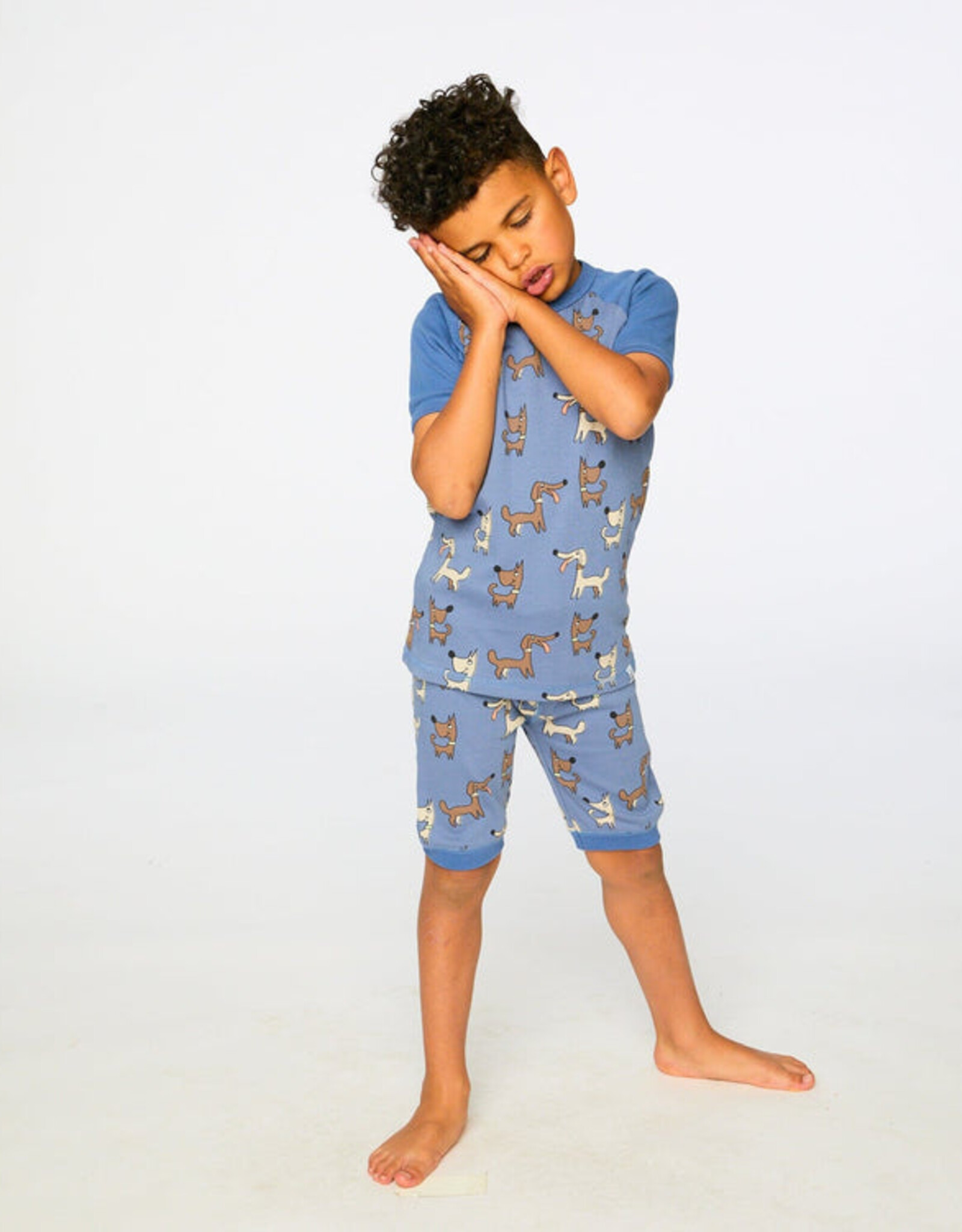 DeuxParDeux SP26 B Dog Short PJ Set