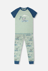 DeuxParDeux SP26 B Driving Croc PJ Set