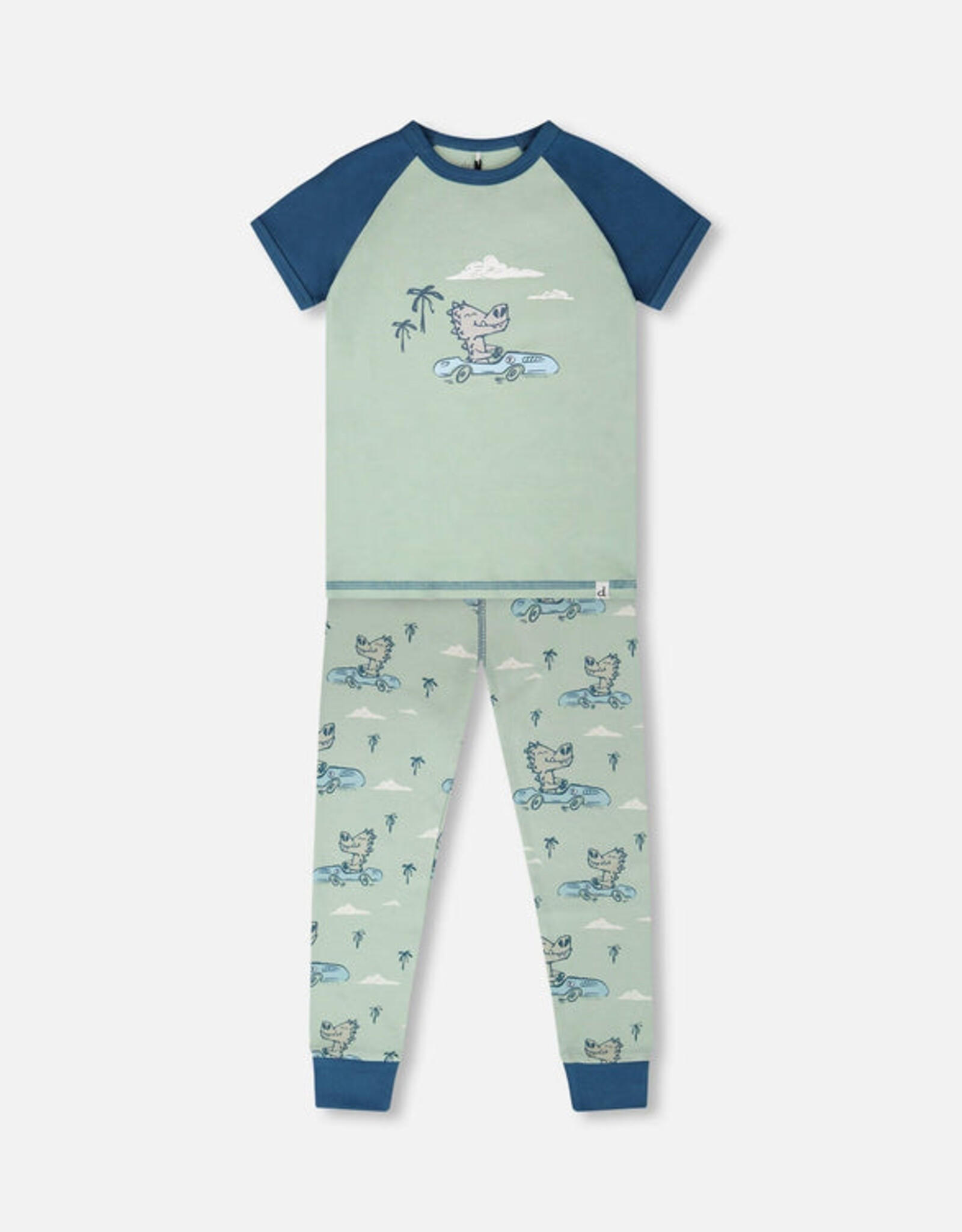 DeuxParDeux SP26 B Driving Croc PJ Set