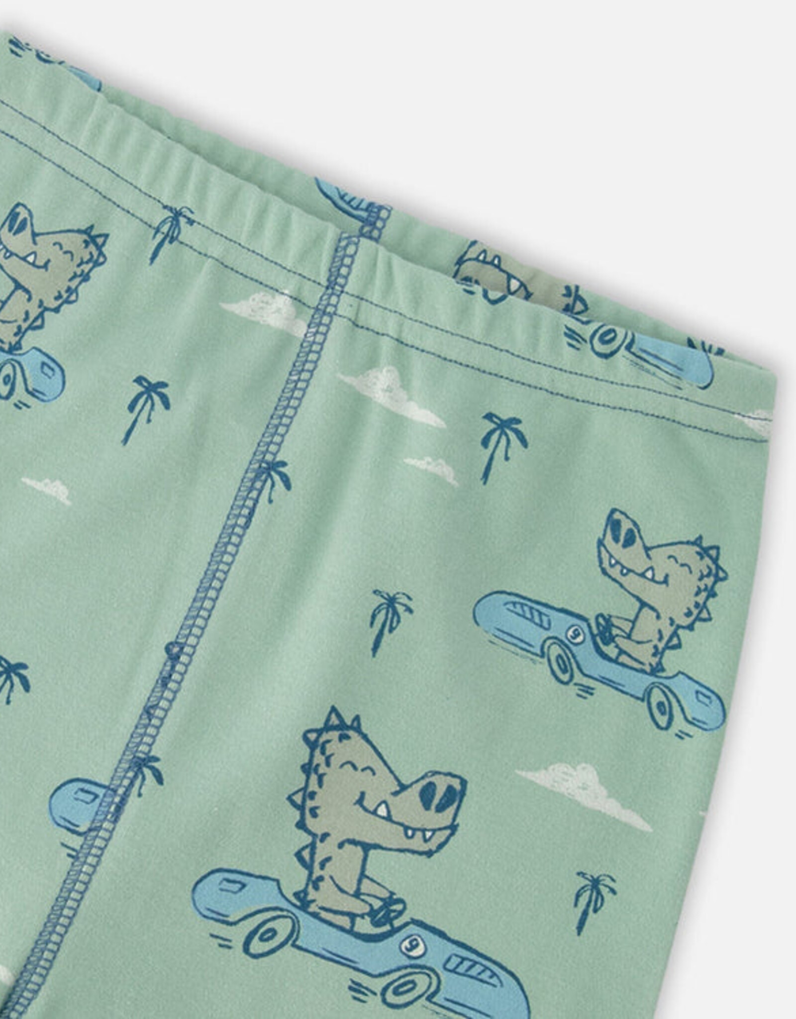 DeuxParDeux SP26 B Driving Croc PJ Set