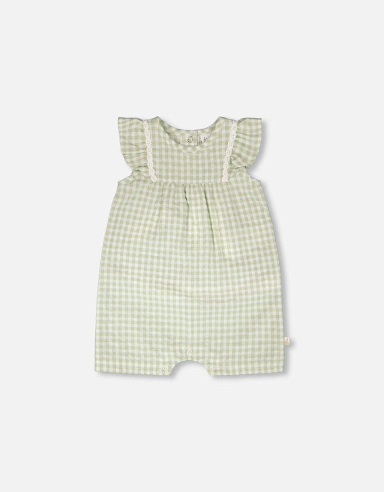 DeuxParDeux SP26 BbyG Vichy Romper