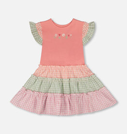 DeuxParDeux SP26 G Bi-Material Dress