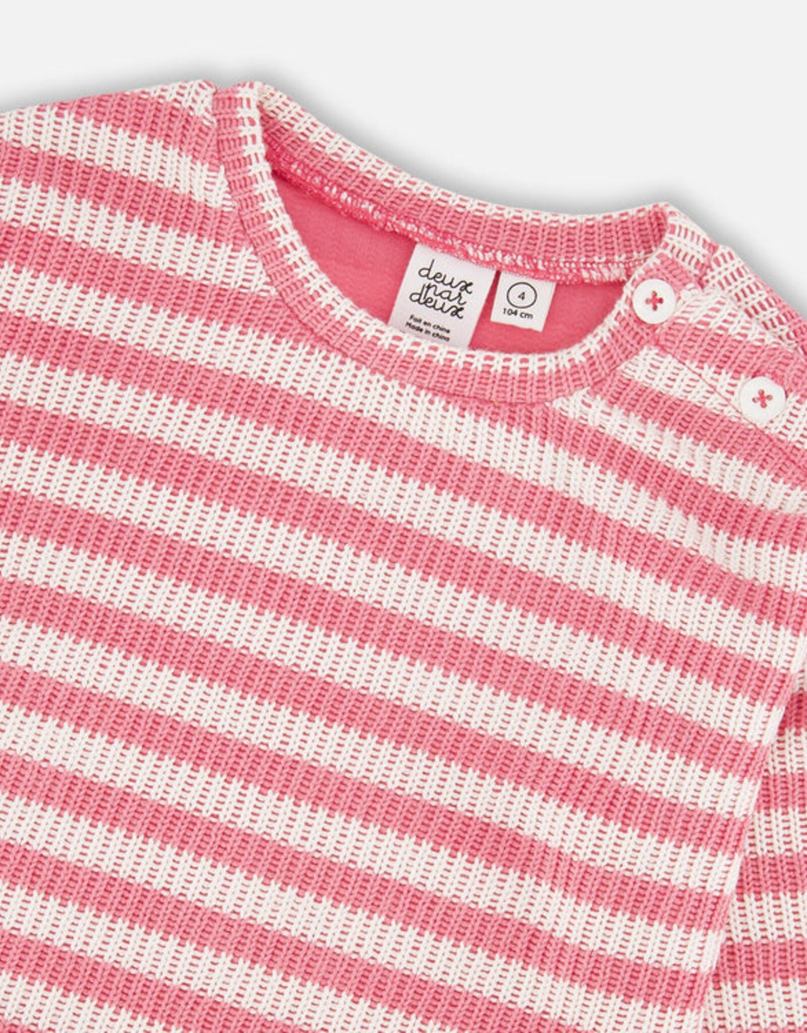 DeuxParDeux SP26 G Stripe Top