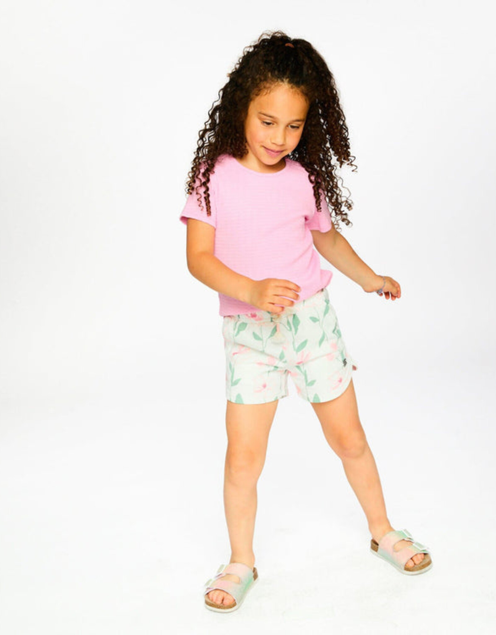 DeuxParDeux SP26 G Terry Flower Shorts