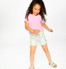 DeuxParDeux SP26 G Terry Flower Shorts