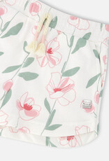 DeuxParDeux SP26 G Terry Flower Shorts