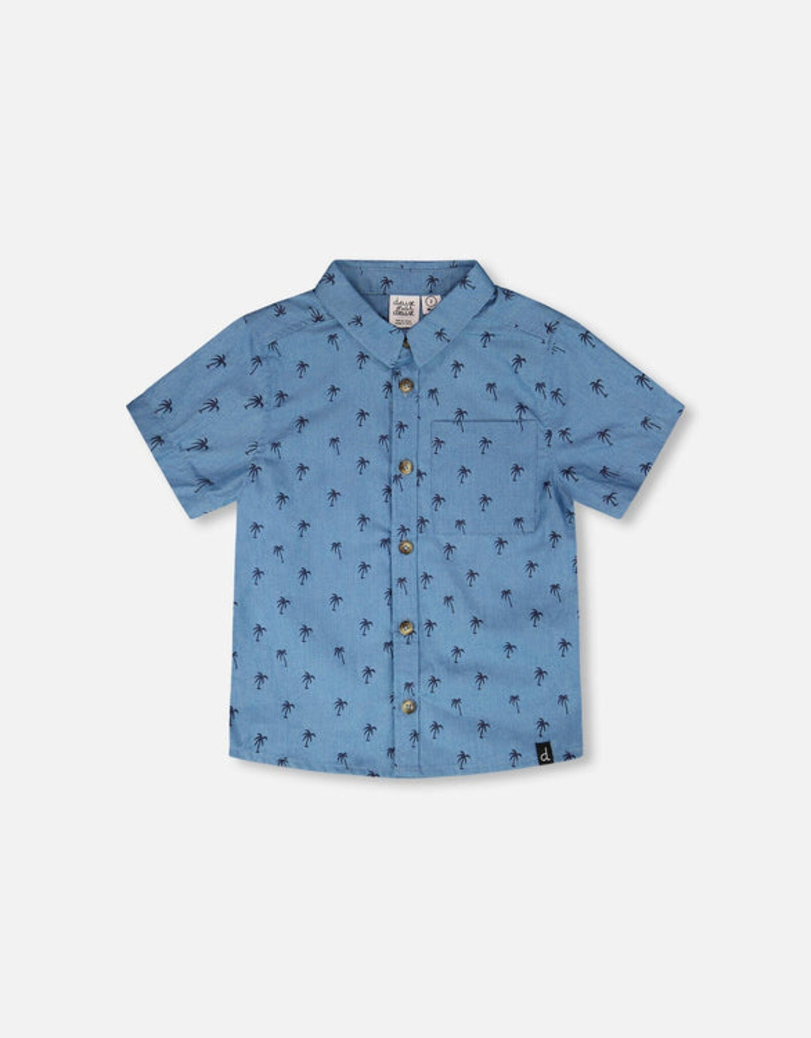 DeuxParDeux SP26 B PalmTree ButtonUp Shirt