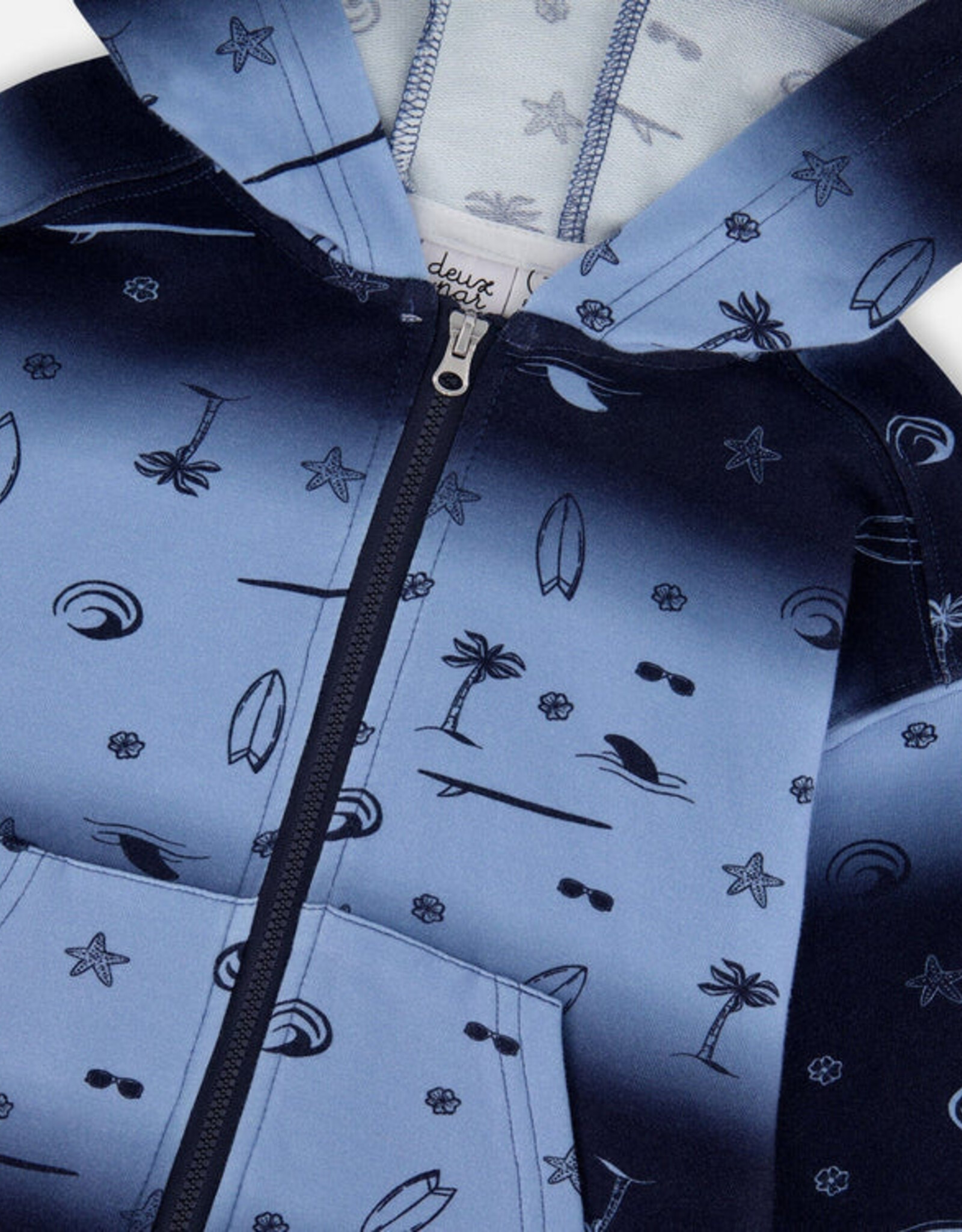 DeuxParDeux SP26 B Surf Terry Hoodie