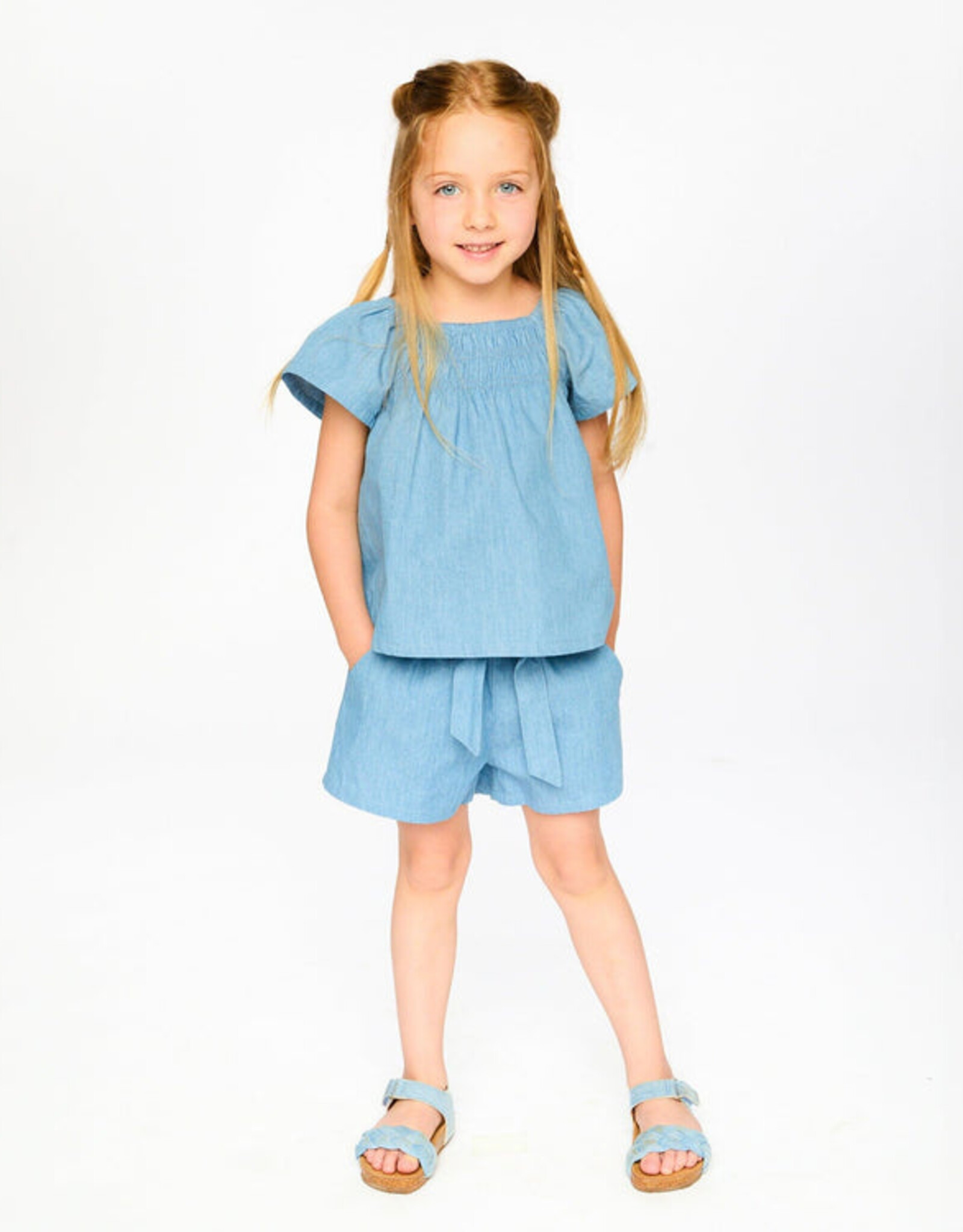 DeuxParDeux SP26 G Chambray Shorts