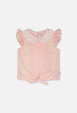 DeuxParDeux SP26 G Crochet Collar Shirt