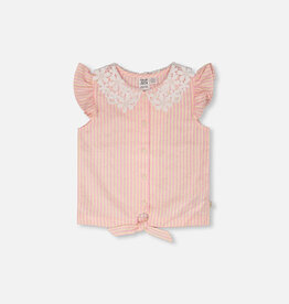 DeuxParDeux SP26 G Crochet Collar Shirt