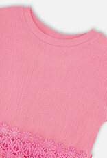 DeuxParDeux SP26 G Crochet Insert T-Shirt