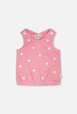 DeuxParDeux SP26 G Crinkle Daisy Tank Top