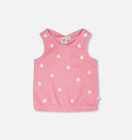 DeuxParDeux SP26 G Crinkle Daisy Tank Top
