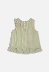 DeuxParDeux SP26 G Ruffle Stripe Top