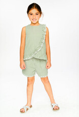 DeuxParDeux SP26 G Embroider Stripe Shorts