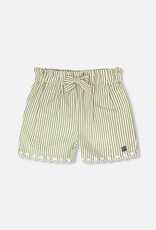DeuxParDeux SP26 G Embroider Stripe Shorts