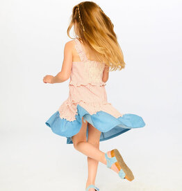 DeuxParDeux SP26 G Poplin & Cham Dress