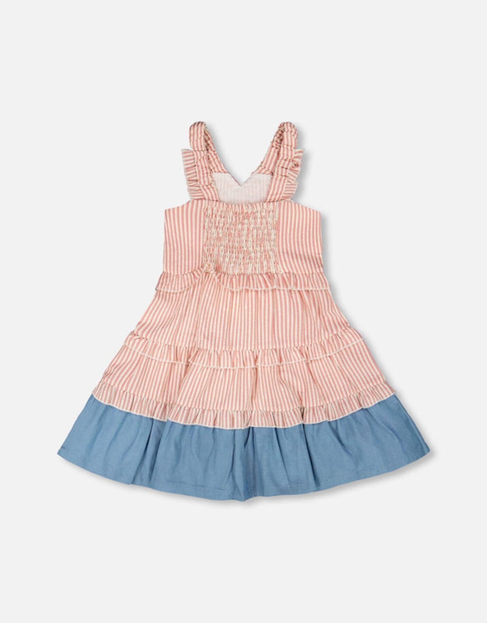 DeuxParDeux SP26 G Poplin & Cham Dress