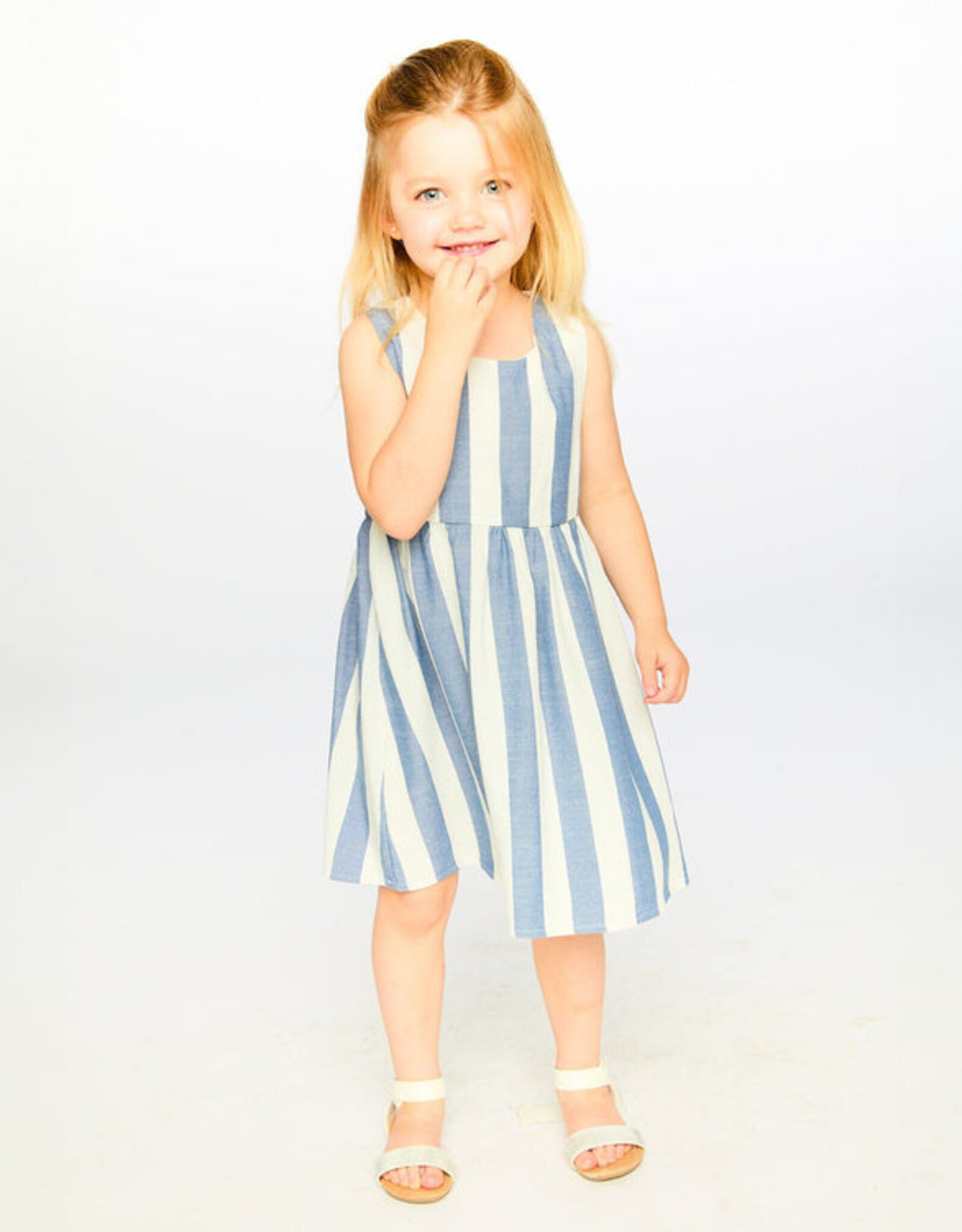 DeuxParDeux SP26 G Sleeveless Stripe Dress