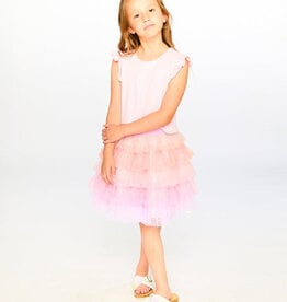 DeuxParDeux SP26 G Tulle Bi-Material Dress