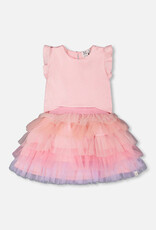 DeuxParDeux SP26 G Tulle Bi-Material Dress
