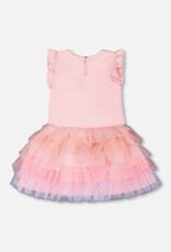 DeuxParDeux SP26 G Tulle Bi-Material Dress