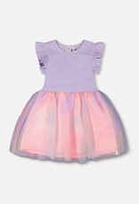 DeuxParDeux SP26 G Mesh Bi-Material Dress