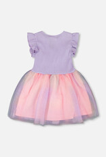 DeuxParDeux SP26 G Mesh Bi-Material Dress