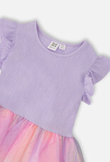 DeuxParDeux SP26 G Mesh Bi-Material Dress