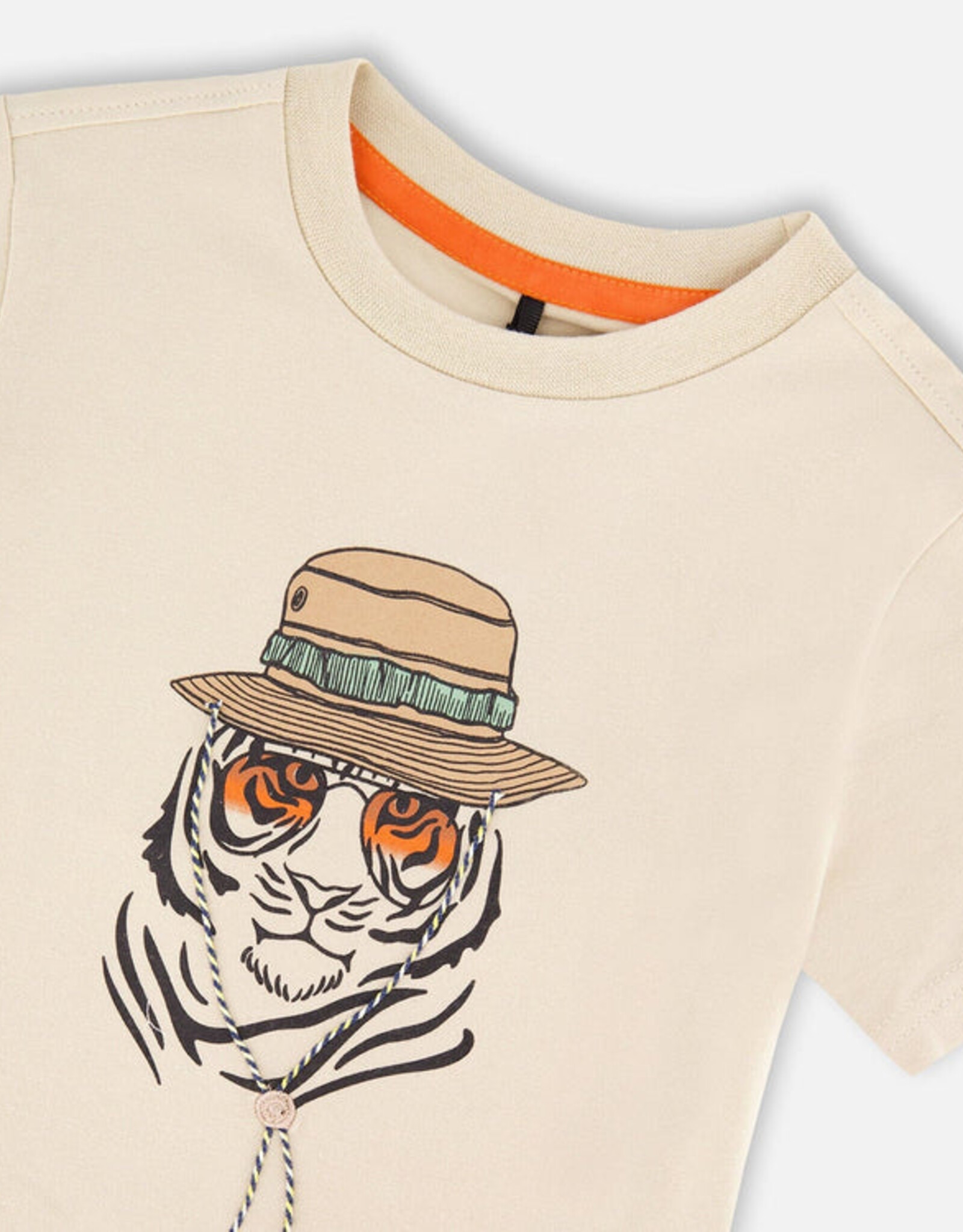 DeuxParDeux SP26 B Safari Tiger T-Shirt