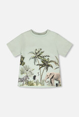 DeuxParDeux SP26 B Zebra & Elephant T-Shirt