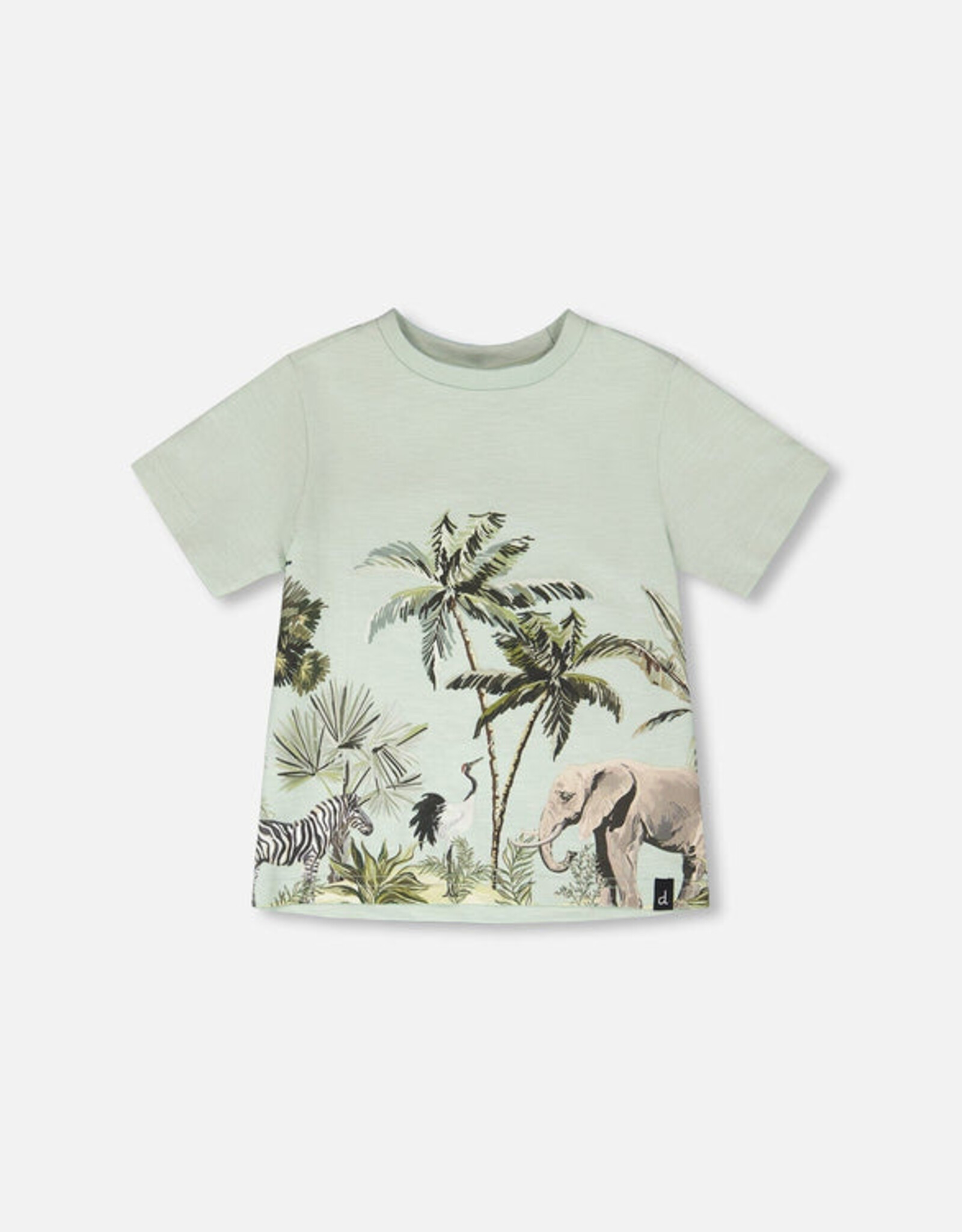 DeuxParDeux SP26 B Zebra & Elephant T-Shirt