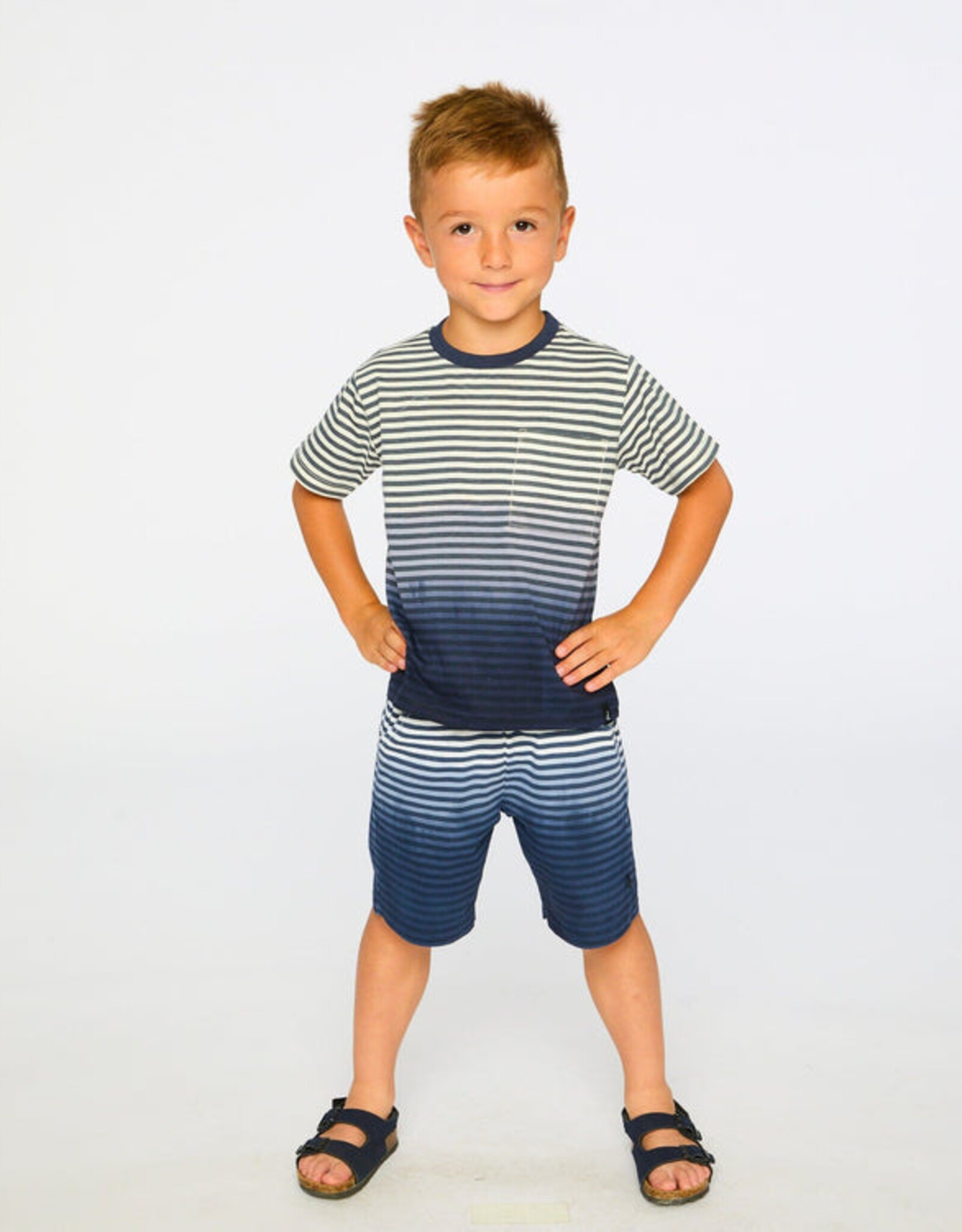 DeuxParDeux SP26 B Stripe Pocket Shirt